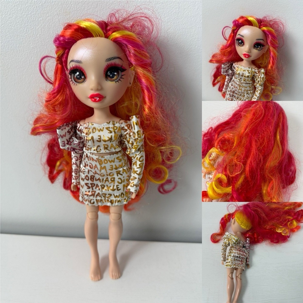 Rainbow High Laurel Devious Twin Fashion Doll Red Orange Hair Dress‎